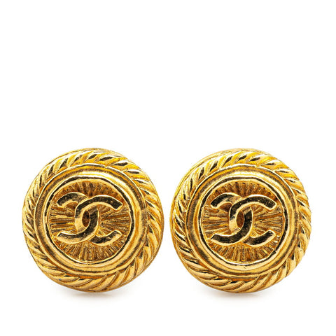 シャネル ヴィンテージ ココマーク イヤリング ゴールド メッキ レディース CHANEL 【中古】