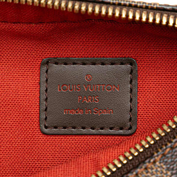 ルイ ヴィトン ダミエ ジェロニモス ボディバッグ ウエストバッグ N51994 ブラウン PVC レザー レディース LOUIS VUITTON 【中古】