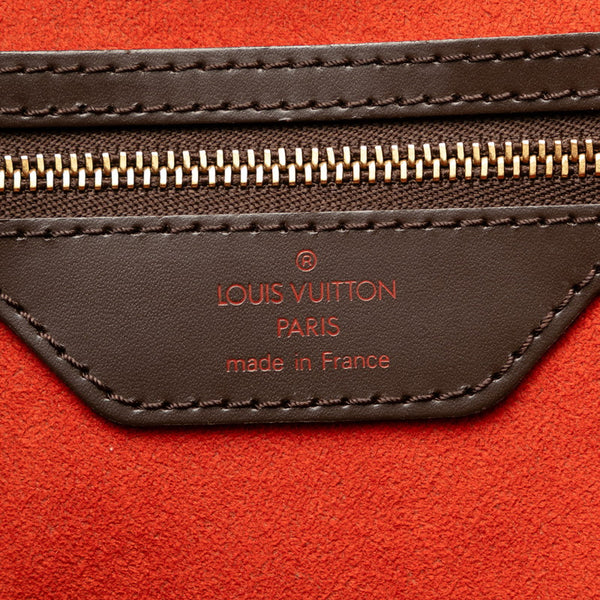 ルイ ヴィトン ダミエ マノスクGM ハンドバッグ トートバッグ N51120 ブラウン PVC レザー レディース LOUIS VUITTON 【中古】