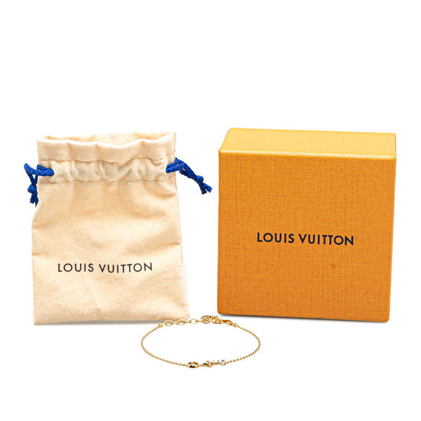 ルイ ヴィトン ブラスレ プティ ルイ ブレスレット M00374 ゴールド メッキ レディース LOUIS VUITTON 【中古】