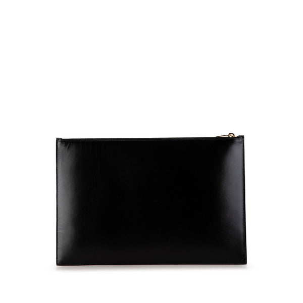 サンローラン クラッチバッグ 635100 ブラック レザー レディース SAINT LAURENT 【中古】