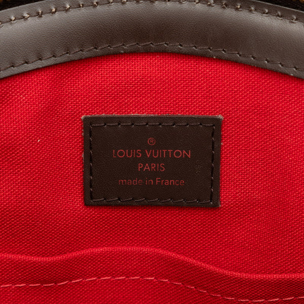 ルイ ヴィトン ダミエ ヴェローナPM ハンドバッグ N41117 エベヌ  ブラウン PVC レザー レディース LOUIS VUITTON 【中古】