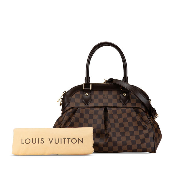 ルイ ヴィトン ダミエ トレヴィPM ハンドバッグ ショルダーバッグ 2WAY  N51997 ブラウン PVC レザー レディース LOUIS VUITTON 【中古】