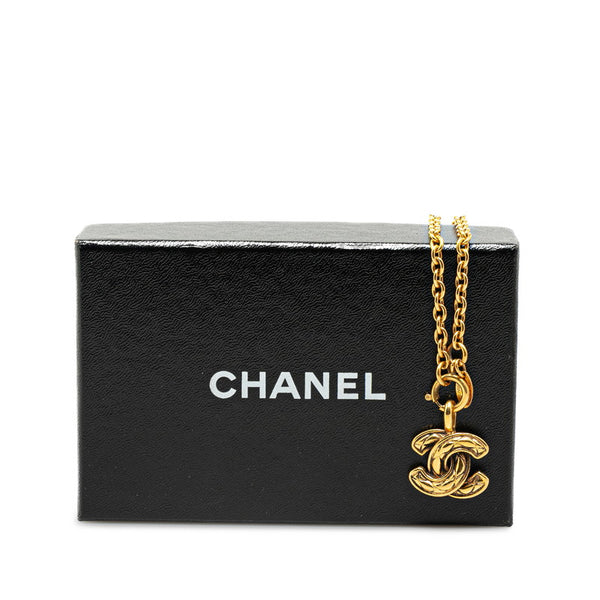 シャネル ミニマトラッセ ココマーク ネックレス ゴールド メッキ レディース CHANEL 【中古】