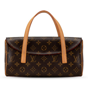 ルイ ヴィトン モノグラム ソナチネ ハンドバッグ M51902 ブラウン PVC レザー レディース LOUIS VUITTON 【中古】