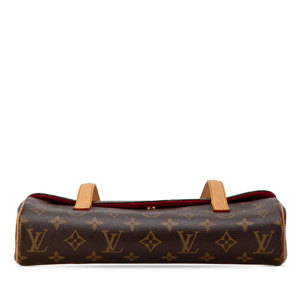 ルイ ヴィトン モノグラム ソナチネ ハンドバッグ M51902 ブラウン PVC レザー レディース LOUIS VUITTON 【中古】