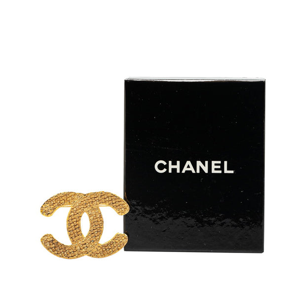 シャネル ヴィンテージ ココマーク ブローチ ゴールド メッキ レディース CHANEL 【中古】