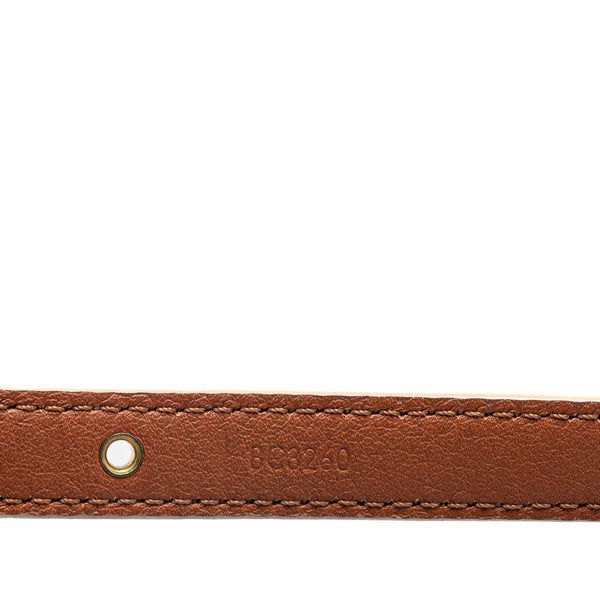 ルイ ヴィトン ブレスレット ベージュ ゴールド レザー メッキ レディース LOUIS VUITTON 【中古】