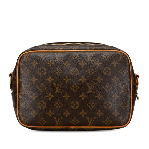 ルイ ヴィトン モノグラム リポーターPM 斜め掛け ショルダーバッグ M45254 ブラウン PVC レザー レディース LOUIS VUITTON 【中古】