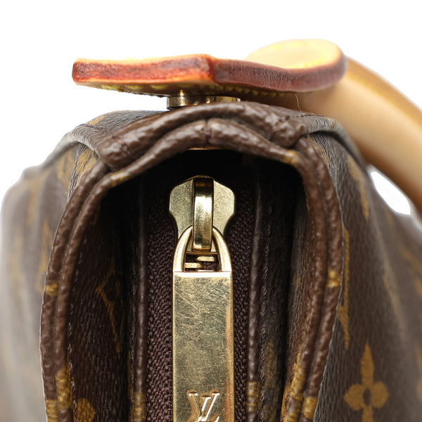 ルイ ヴィトン モノグラム ルーピングGM ショルダーバッグ ハンドバッグ M51145 ブラウン PVC レザー レディース LOUIS VUITTON 【中古】