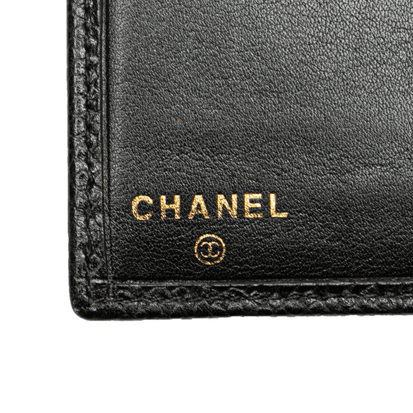 シャネル ココマーク カードケース 名刺入れ ブラック キャビアスキン レディース CHANEL 【中古】