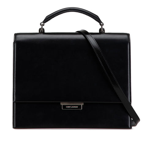 サンローラン ショルダーバッグ ハンドバッグ 2WAY 484504 ブラック レザー レディース SAINT LAURENT 【中古】