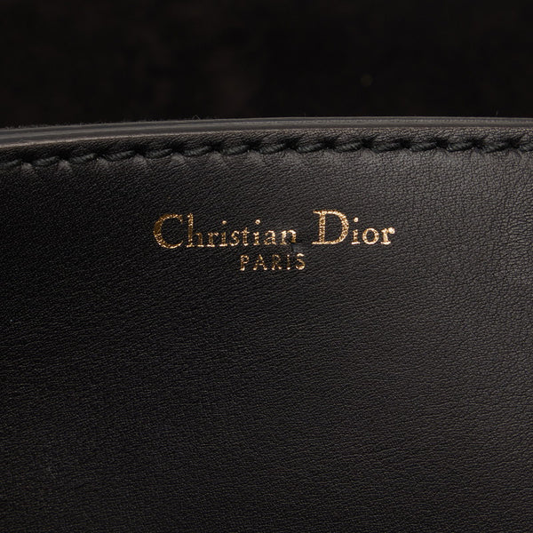 ディオール エボリューションフラップ ビジュー ショルダーバッグ ブラック マルチカラー レザー ビーズ レディース Dior 【中古】