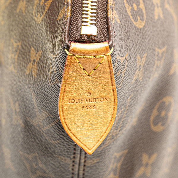 ルイ ヴィトン モノグラム イエナMM トートバッグ M42267 ブラウン PVC レザー レディース LOUIS VUITTON 【中古】