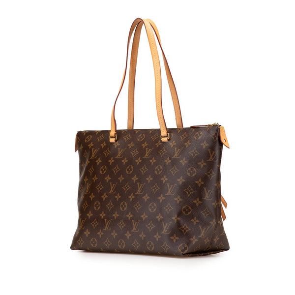 ルイ ヴィトン モノグラム イエナMM トートバッグ M42267 ブラウン PVC レザー レディース LOUIS VUITTON 【中古】