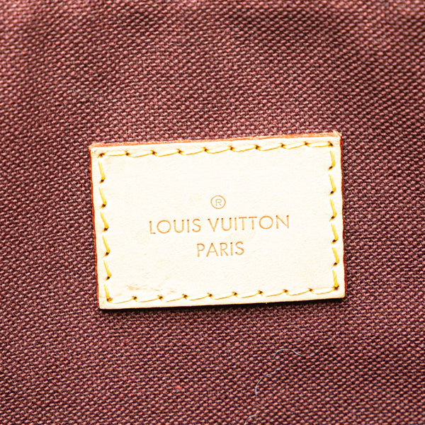 ルイ ヴィトン モノグラム イエナMM トートバッグ M42267 ブラウン PVC レザー レディース LOUIS VUITTON 【中古】