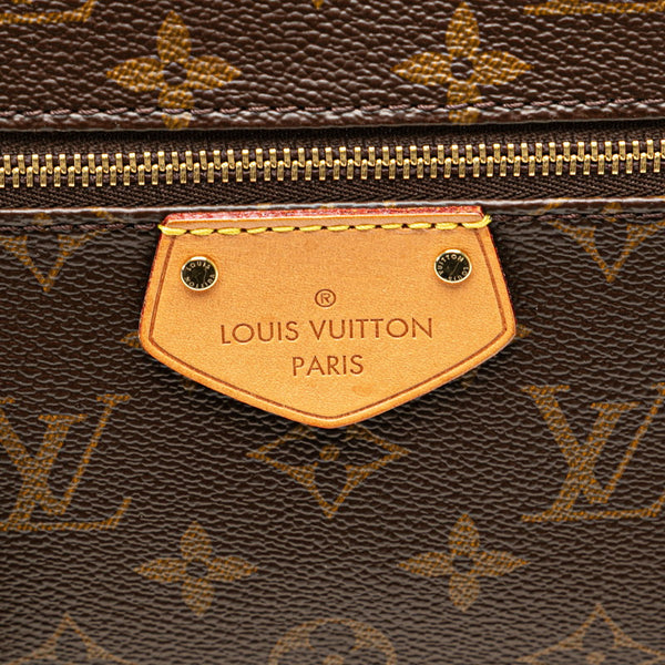 ルイ ヴィトン モノグラム イエナMM トートバッグ M42267 ブラウン PVC レザー レディース LOUIS VUITTON 【中古】