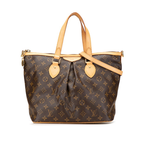 ルイ ヴィトン モノグラム　 パレルモPM ハンドバッグ ショルダーバッグ 2WAY M40145 ブラウン PVC レザー レディース LOUIS VUITTON 【中古】