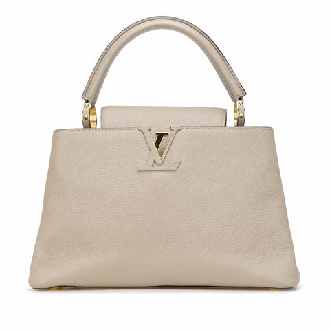 ルイ ヴィトン カプシーヌMM ハンドバッグ トートバッグ M42253 ガレ ベージュ トリヨンレザー レディース LOUIS VUITTON 【中古】