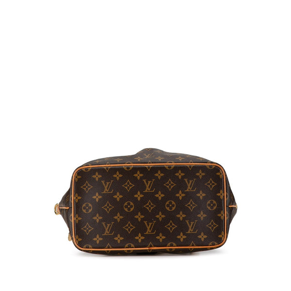 ルイ ヴィトン モノグラム　 パレルモPM ハンドバッグ M40145 ブラウン PVC レザー レディース LOUIS VUITTON 【中古】