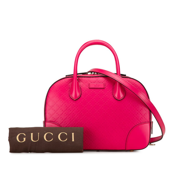 グッチ ブライトディアマンテ ハンドバッグ ショルダーバッグ 2WAY 354224 ピンク PVC レザー レディース GUCCI 【中古】