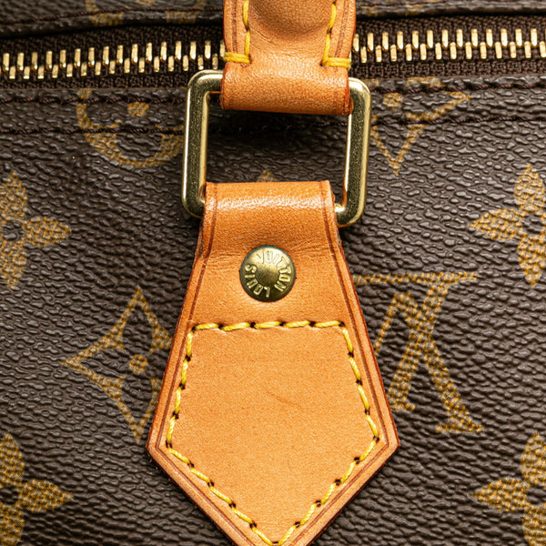 ルイ ヴィトン モノグラム スピーディ35 ハンドバッグ ボストンバッグ  M41524 ブラウン PVC レザー レディース LOUIS VUITTON 【中古】