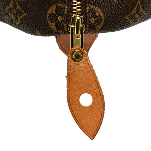 ルイ ヴィトン モノグラム スピーディ35 ハンドバッグ ボストンバッグ  M41524 ブラウン PVC レザー レディース LOUIS VUITTON 【中古】