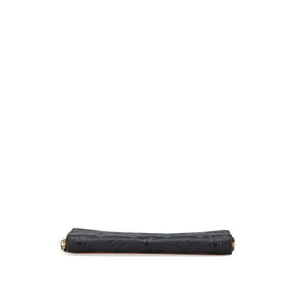 ルイ ヴィトン モノグラム アンプラント ポルトフォイユ スクレットロン ラウンドファスナー 長財布 Ｍ93435 アンフィニ ネイビー カーフ レザー レディース LOUIS VUITTON 【中古】