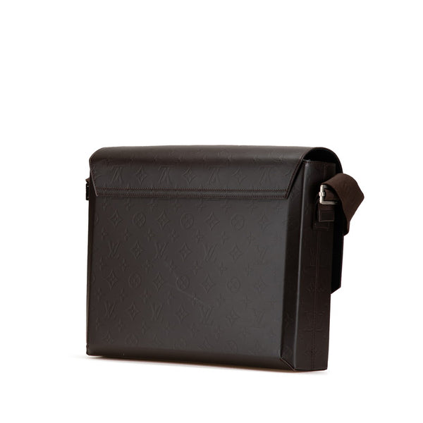 ルイ ヴィトン モノグラム グラセ フォンジー ショルダーバッグ M46570 ブラウン レザー メンズ LOUIS VUITTON 【中古】