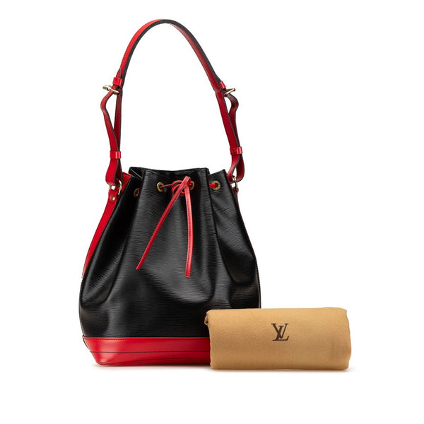 ルイ ヴィトン エピ ノエ ショルダーバッグ M44017 ノワール ブラック カスティリアンレッド レザー レディース LOUIS VUITTON 【中古】
