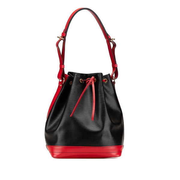 ルイ ヴィトン エピ ノエ ショルダーバッグ M44017 ノワール ブラック カスティリアンレッド レザー レディース LOUIS VUITTON 【中古】