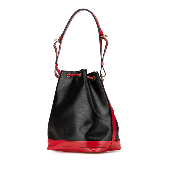 ルイ ヴィトン エピ ノエ ショルダーバッグ M44017 ノワール ブラック カスティリアンレッド レザー レディース LOUIS VUITTON 【中古】