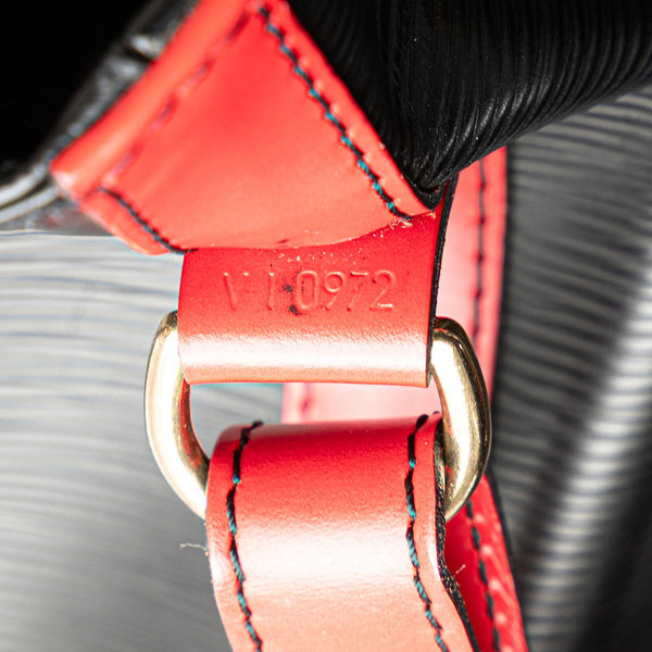 ルイ ヴィトン エピ ノエ ショルダーバッグ M44017 ノワール ブラック カスティリアンレッド レザー レディース LOUIS VUITTON 【中古】