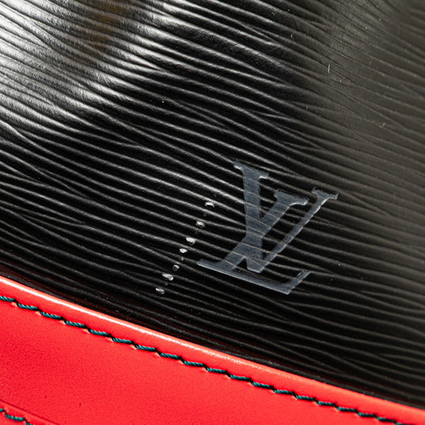 ルイ ヴィトン エピ ノエ ショルダーバッグ M44017 ノワール ブラック カスティリアンレッド レザー レディース LOUIS VUITTON 【中古】