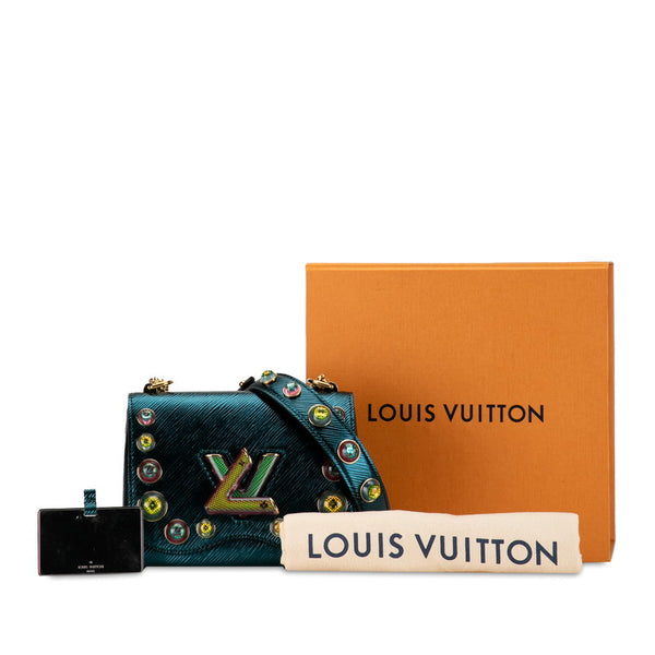 ルイ ヴィトン エピ ツイストPM スタッズ チェーン ショルダーバッグ M53092 グリーン マルチカラー レザー レディース LOUIS VUITTON 【中古】