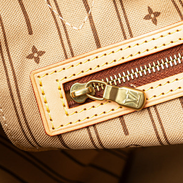 ルイ ヴィトン モノグラム ネヴァーフルMM ショルダーバッグ トートバッグ M40156 ブラウン PVC レザー レディース LOUIS VUITTON 【中古】