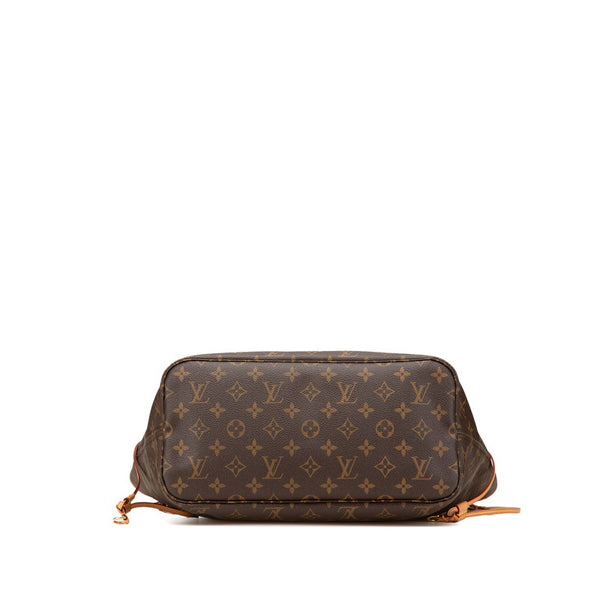 ルイ ヴィトン モノグラム ネヴァーフルMM ショルダーバッグ トートバッグ M40156 ブラウン PVC レザー レディース LOUIS VUITTON 【中古】