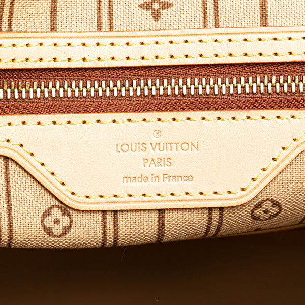 ルイ ヴィトン モノグラム ネヴァーフルMM ショルダーバッグ トートバッグ M40156 ブラウン PVC レザー レディース LOUIS VUITTON 【中古】