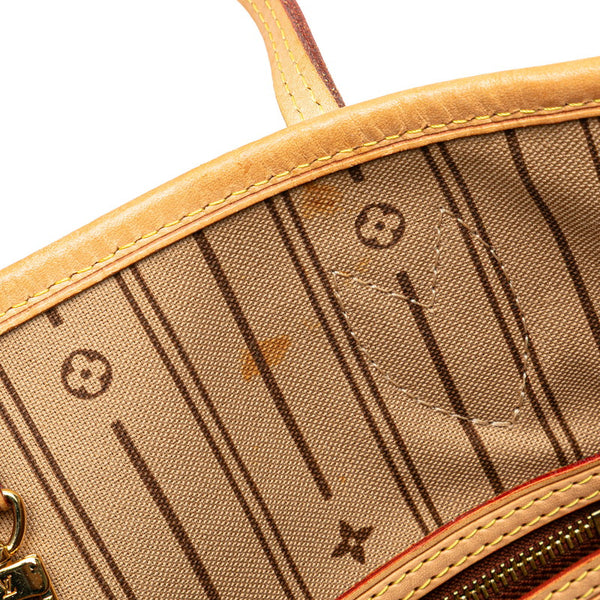 ルイ ヴィトン モノグラム ネヴァーフルMM ショルダーバッグ トートバッグ M40156 ブラウン PVC レザー レディース LOUIS VUITTON 【中古】