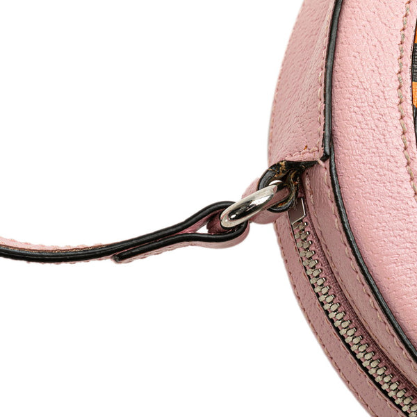 グッチ GGサイケデリック 斜め掛け ショルダーバッグ 603938 ピンク マルチカラー PVC レザー レディース GUCCI 【中古】
