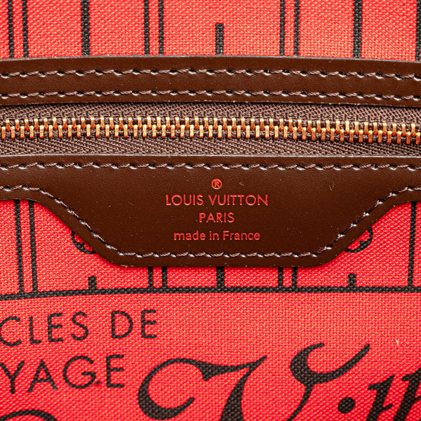 ルイ ヴィトン ダミエ ネヴァーフルPM　 トートバッグ ハンドバッグ N41359 エベヌ ブラウン PVC レザー レディース LOUIS VUITTON 【中古】