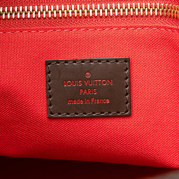 ルイ ヴィトン ダミエ カバ ローズベリー ハンドバッグ ショルダーバッグ 2WAY N41177 ブラウン PVC レザー レディース LOUIS VUITTON 【中古】