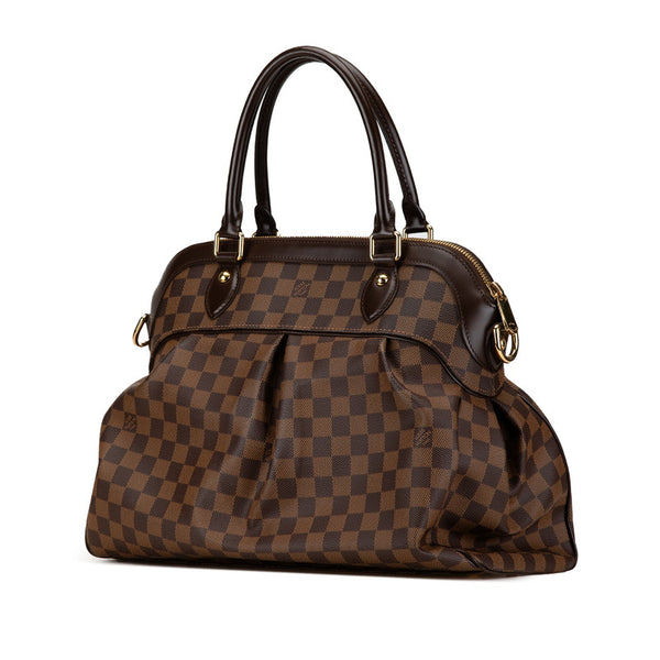 ルイ ヴィトン ダミエ トレヴィGM ハンドバッグ ショルダーバッグ 2WAY  N51998 ブラウン PVC レザー レディース LOUIS VUITTON 【中古】