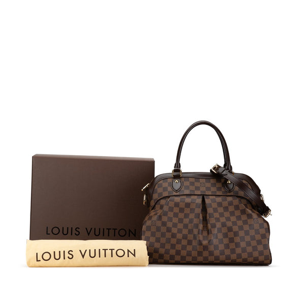 ルイ ヴィトン ダミエ トレヴィGM ハンドバッグ ショルダーバッグ 2WAY  N51998 ブラウン PVC レザー レディース LOUIS VUITTON 【中古】