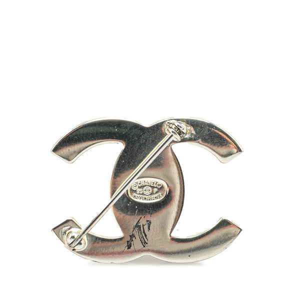 シャネル ヴィンテージ ココマーク ターンロック ブローチ シルバー メタル レディース CHANEL 【中古】
