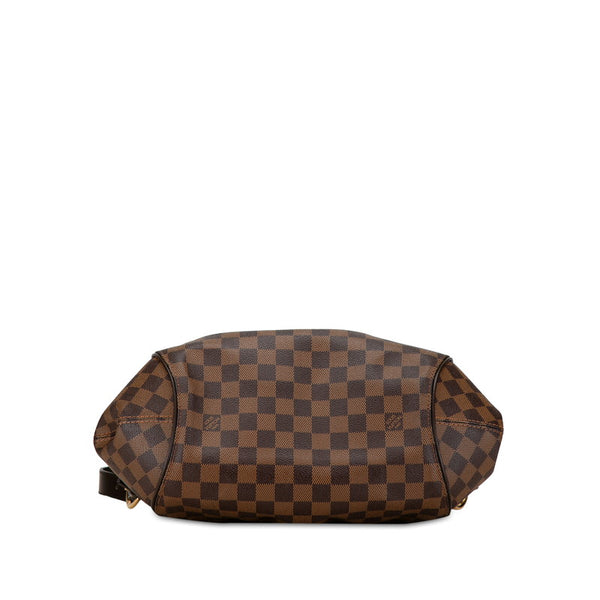 ルイ ヴィトン ダミエ システィナMM ショルダーバッグ N41541 ブラウン PVC レザー レディース LOUIS VUITTON 【中古】