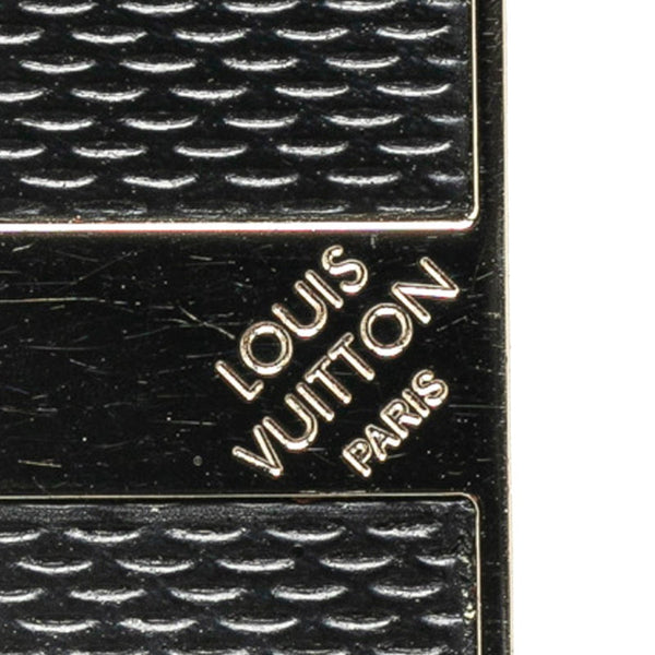 ルイ ヴィトン ダミエ グラフィット パンダンティフ ソーホー ネックレス M66023 ノワール ブラック メタル レディース LOUIS VUITTON 【中古】