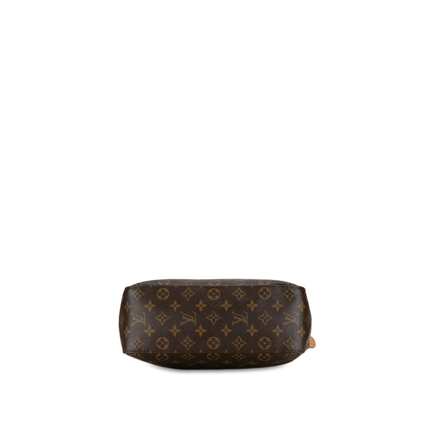 ルイ ヴィトン モノグラム ルーピングGM ショルダーバッグ ハンドバッグ M51145 ブラウン PVC レザー レディース LOUIS VUITTON 【中古】