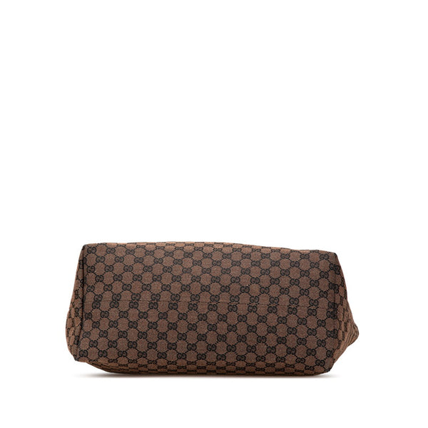グッチ GGキャンバス トートバッグ 285768 ブラウン キャンバス レディース GUCCI 【中古】