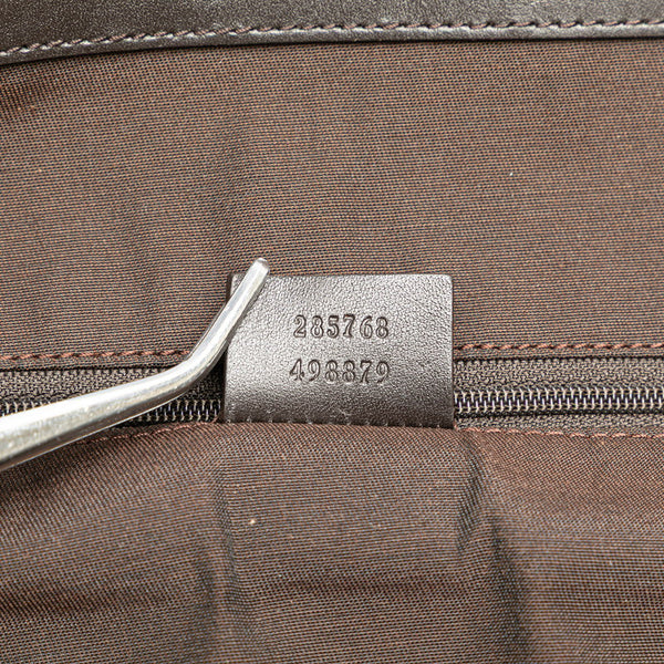 グッチ GGキャンバス トートバッグ 285768 ブラウン キャンバス レディース GUCCI 【中古】